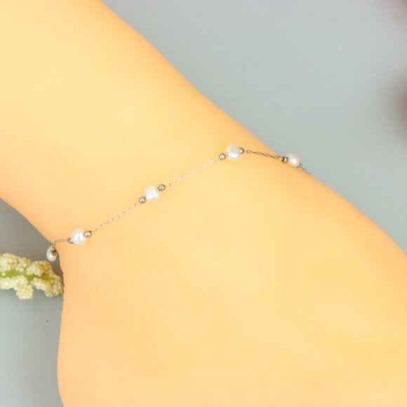 "Handmade Anklet – A Stylish Choice for Women, Thoughtful Gift Idea, EVCH1148 - Picture 4 of 10